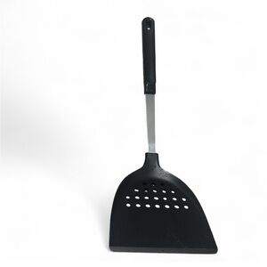 Ekco vintage Black plastic spatula made in the USA